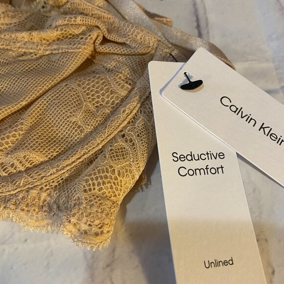 **Calvin Klein** Seductive Comfort With Lace Full Coverage Bra QF1741 32D - Picture 3 of 5